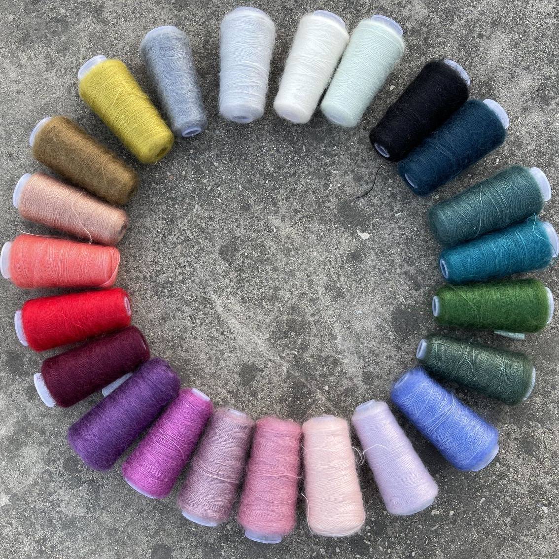 2025年新空中真丝云马白厂丝马海