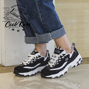 Skechers斯凯奇厚底户外老爹熊猫鞋休闲运动鞋66666179/52675-BKW