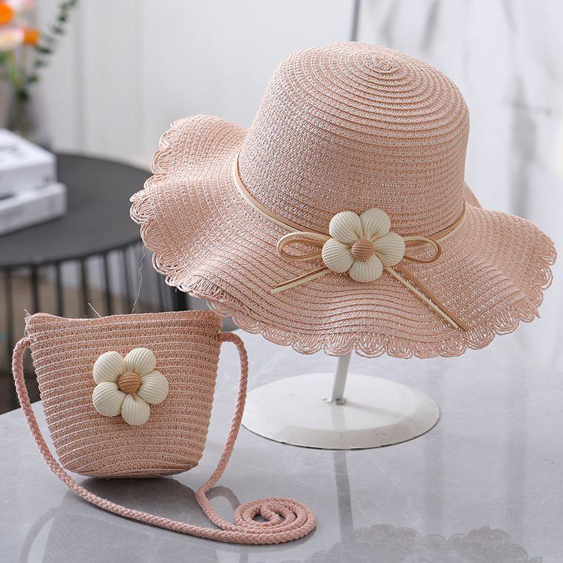 夏季小女孩遮阳草帽防晒女童夏天夏款公主沙滩大檐帽子女渔夫帽,服饰配件/皮带/帽子/围巾,防晒帽,淘宝优惠券,粉丝福利购,淘宝优惠卷