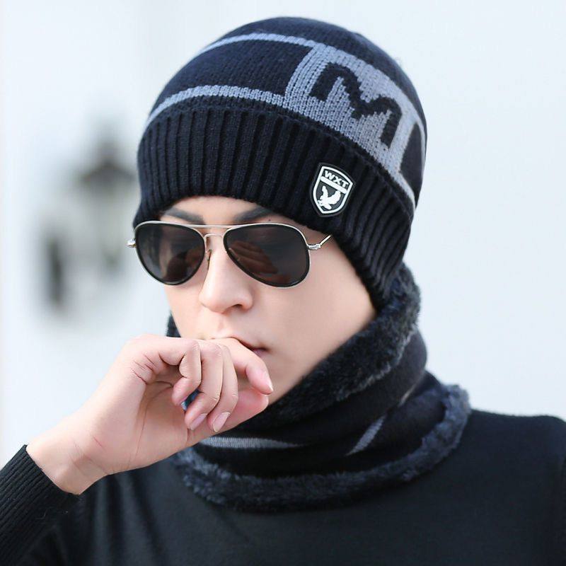 帽子男士冬天保暖加厚毛线帽潮韩版针织防寒风帽青年套头帽加绒帽,运动/瑜伽/健身/球迷用品,遮阳帽/沙滩帽,淘宝优惠券,粉丝福利购,淘宝优惠卷