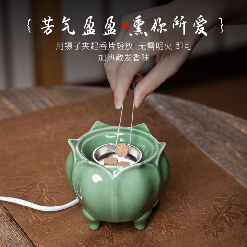 鹅梨帐中香熏香片电子香薰炉