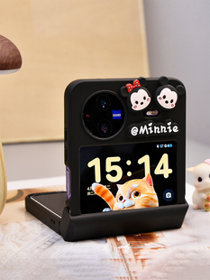 新款可爱卡通适用vivoXFlip折叠屏手机壳xfilp全包防摔保护壳vivo肤感磨砂超薄手机套女外壳