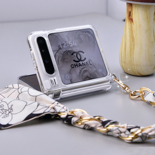 适用于华为purax手机壳高级感丝巾手链可斜挎带挂绳华为purax典藏版磁吸中轴透明薄款防摔保护壳