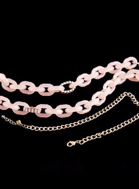 欧美饰品长款树脂毛衣链超低价