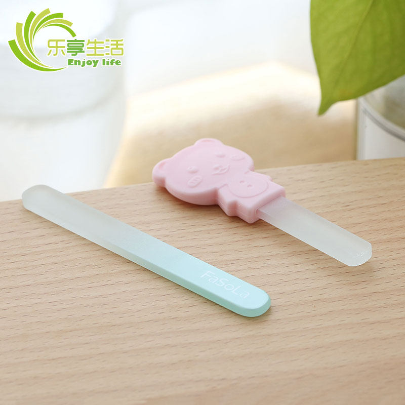 水晶玻璃抛光锉 打磨砂条打蜡修亮指甲锉片美甲工具婴儿指甲细锉
