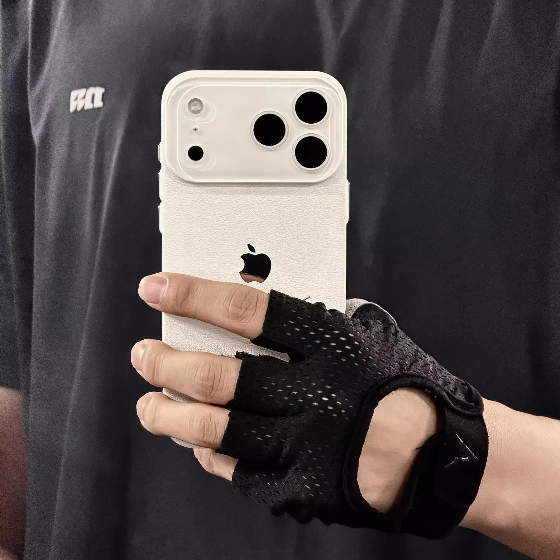 ins风高颜值白月光荔枝纹质感适用苹果17pro手机壳新款iphone16promax韩系小众15超薄磨砂14plus防摔13爆款12