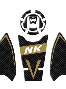 适用春风800NK 油箱贴改装 防滑防刮鱼骨贴油箱盖立体保护贴防水