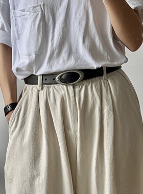肥阿玛士多日韩系复古五金皮带