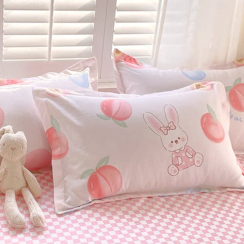 防脏枕套一对装学生宿舍枕巾套