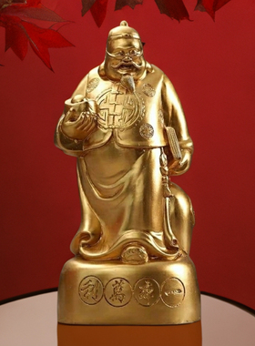 一本万利钱掌柜摆件吧台收银台送礼开业送财神摆件