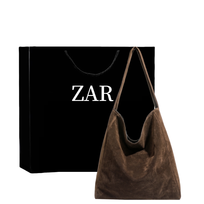 韩系小众帆布包秋冬2025新款休闲慵懒风单肩包大容量通勤托特包女