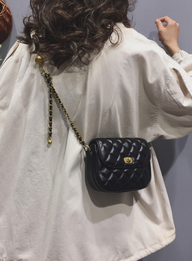 真皮质感2025新款韩版时尚斜挎小包手机包百搭迷你女士单肩手机袋