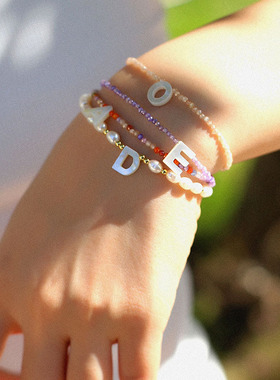 个性定制欧美串珠女ins简约贝壳