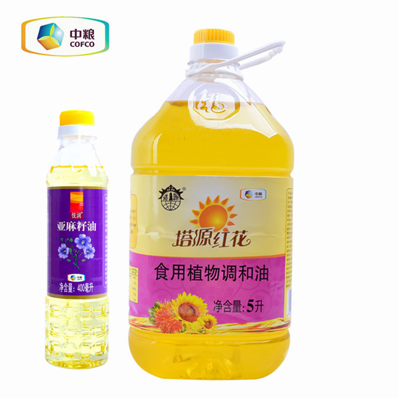 COFCO Xinjiang The original tower Safflower oil 5L Physics Press Vegetable oil edible Blended oilin the Agri rice/Dried foods/Condiment , Cooking oil/Flavored oil , Cooking oil  category - from Buy2taobao.com to provide professional Taobao agent buy service