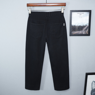 加绒加厚秋冬款 男宽松直筒高级感春秋高端保暖 2025全棉九分休闲裤