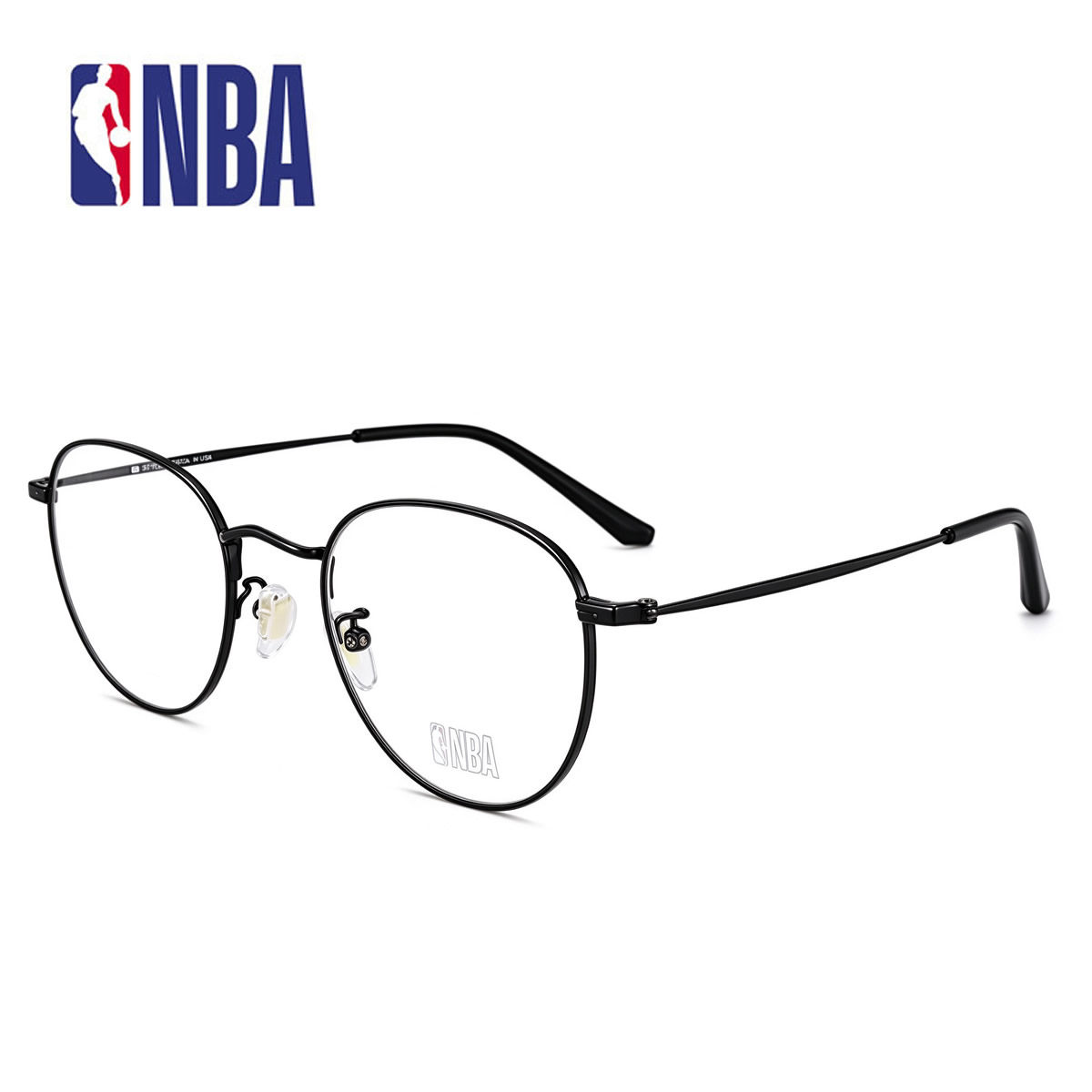 NBA3020 超轻细金属圆框眼镜框男女款文艺复古可配近视防蓝光镜片