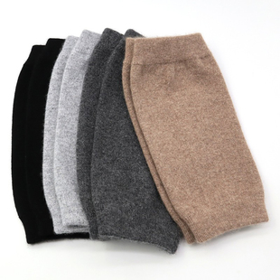 内蒙古100%纯山羊绒护膝秋冬保暖老寒腿短款 护关节膝盖防寒护腿