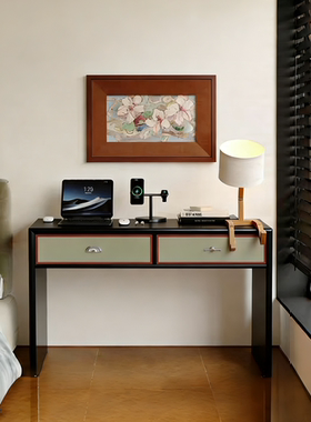瑞典Arte 中古风书桌包豪斯电脑桌带抽屉写字台卧室学习工作桌