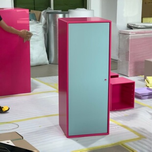 瑞典Art 丹麦中古Montana卧室儿童衣柜衣橱彩色多巴胺储物柜定制