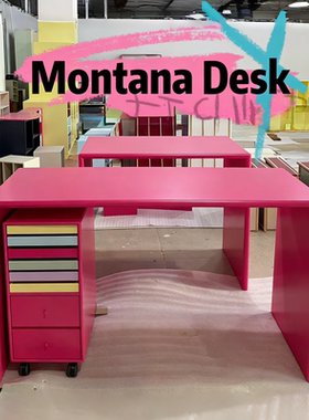 瑞典Arte 斗柜梳妆台一体Montana多巴胺定制书桌储物柜床尾卧室柜