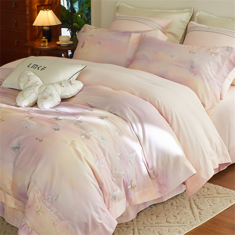 100支A类全棉磨毛四件套纯棉加厚