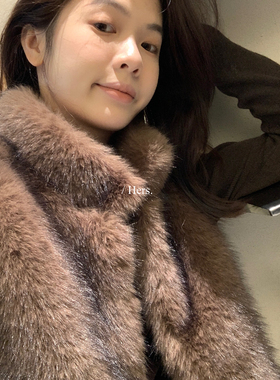 Hers-冬上新品质硬（跑量主推）简约气质日常毛毛马甲92519
