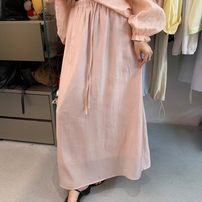 ULOUR/U粒-26年夏上新韩韩泡菜国同款天丝百搭半裙～颜色好好2026