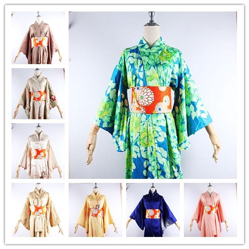 古着vintage 传统日本和服真丝印花浴衣羽织和风舞台宽松外套C1|ruв категории Женская одежда, костюм/национальная одежда/театр костюм, национальная одежда/этап погрузки - от Buy2taobao.com для оказания профессиональной услуги покупки агента Taobao