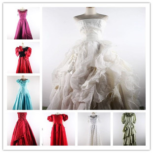 精绝古着vintage 孤品尖货不撞衫森系礼服港味晚晏正装修长拖地裙