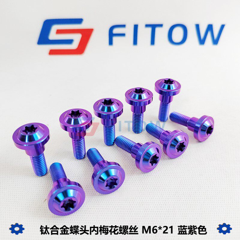 대만 M6*21은 YAMAHA YAMAHA R6|R7|R1 수정된 전면 디스크 플로팅 디스크 티타늄 합금 나사에 적합합니다