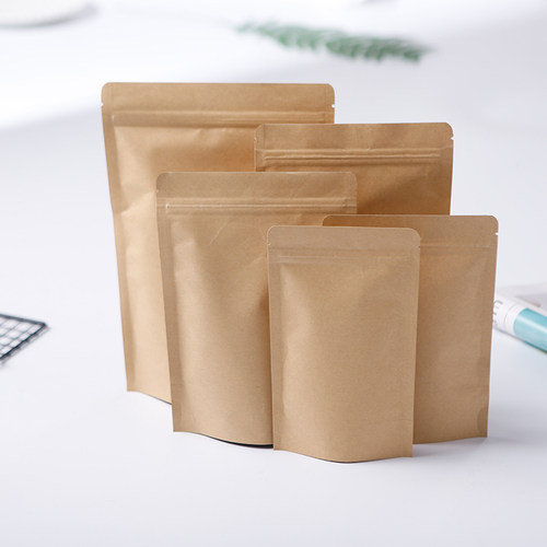 牛皮纸自封自立印刷袋茶叶袋子