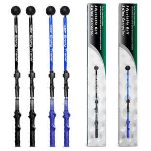高尔夫挥杆练习器可伸缩折叠挥杆棒辅助姿势纠正胸椎旋转训练器