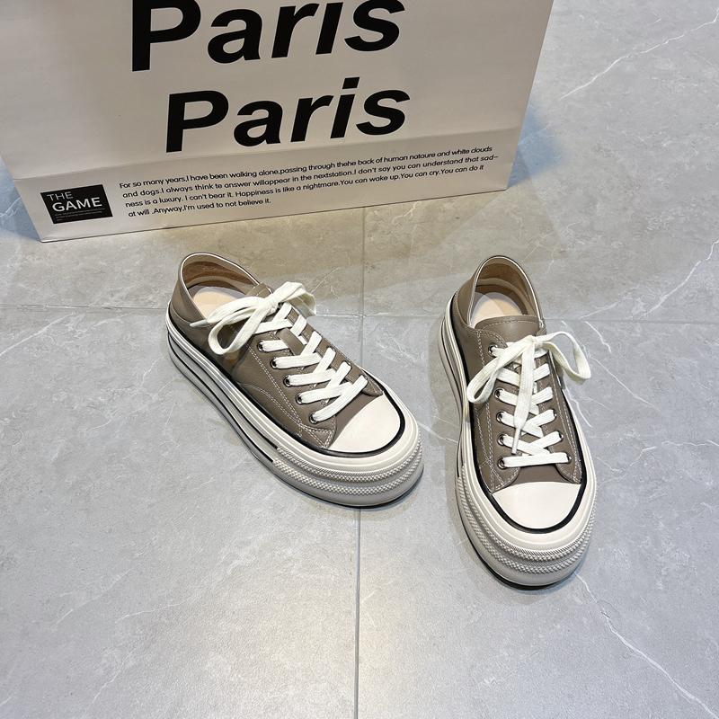 百搭运动休闲帆布鞋踩跟两穿鞋