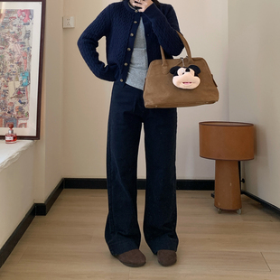 Omang桃喜 弹力窄版直筒牛仔裤女春季新款中腰显瘦百搭深色长裤