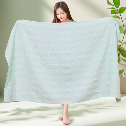 A类纯棉纱布浴巾柔软舒适不掉毛