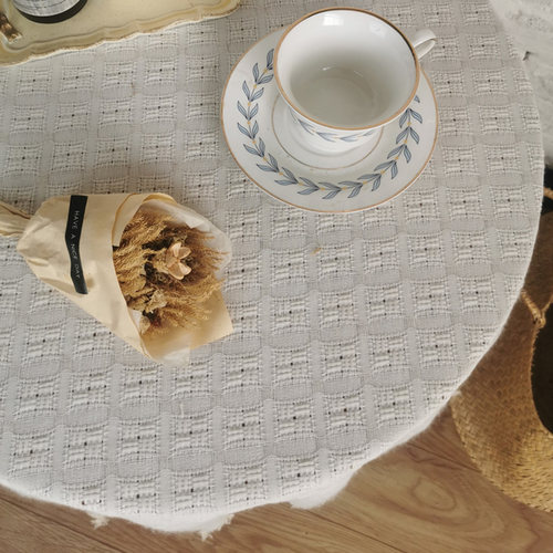 茶几复古奶油ins法式原木风