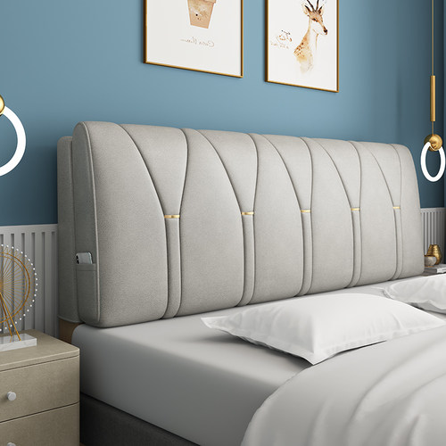 轻奢床头靠垫床靠背1.8床头改造