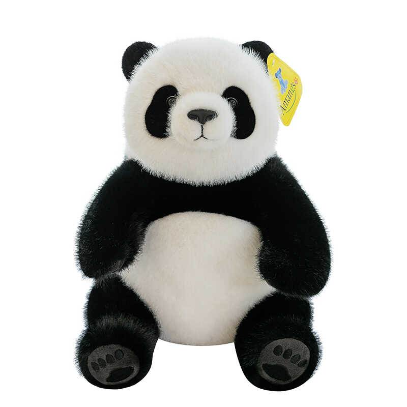 Amangs熊猫毛绒玩具PP棉花花公仔