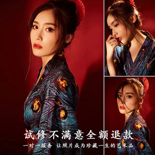 婚纱照精修人像后期p图国潮片故宫写真精修修图专业修证件照修图