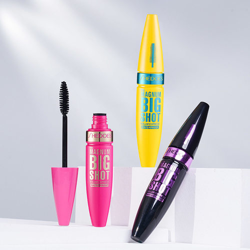 亚马逊/速卖通爆款SHEDOES睫毛膏防水浓密卷翘纤长3种刷头Mascara