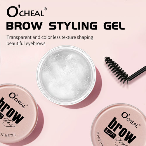 跨境专供O'CHEAL顺滑眉胶 自然透明持久定型塑形外贸Eyebrow Gel