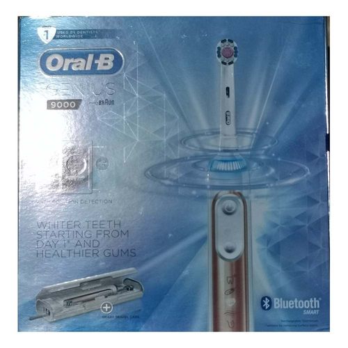 欧乐b 德国博朗电动牙刷 9000 成人便携充电智能蓝牙