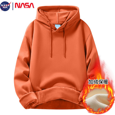 NASA男式连帽卫衣男款春秋潮牌宽