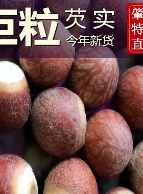 新货芡实新鲜干货广东特产肇庆大号肇实农家自产鸡头米茨实煲汤料