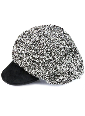 玛丽亚古琦小檐圈绒毛呢帽大牌设计小香风帅气的温暖6CC1712