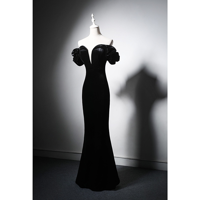 鱼尾missqian高级黑色舞台表演