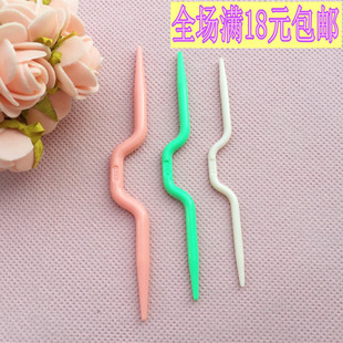 套装扭麻花针 毛线曲针毛衣针织围巾针手工diy编织辅助工具1套3根