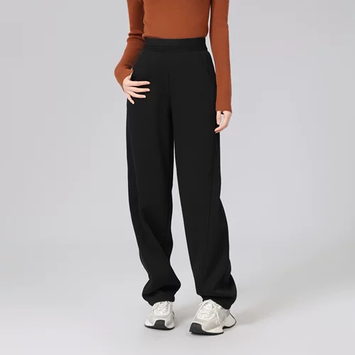 高腰香蕉裤加绒卫裤女装休闲裤子