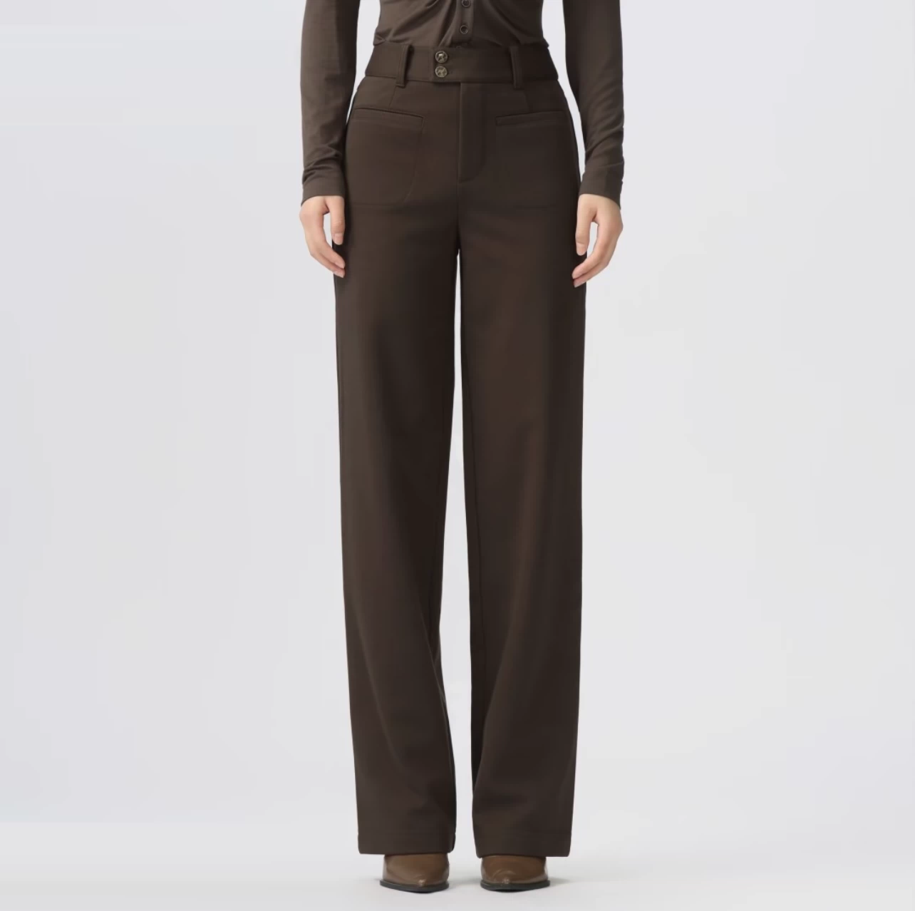 高腰显瘦休闲长裤子女装百搭秋冬