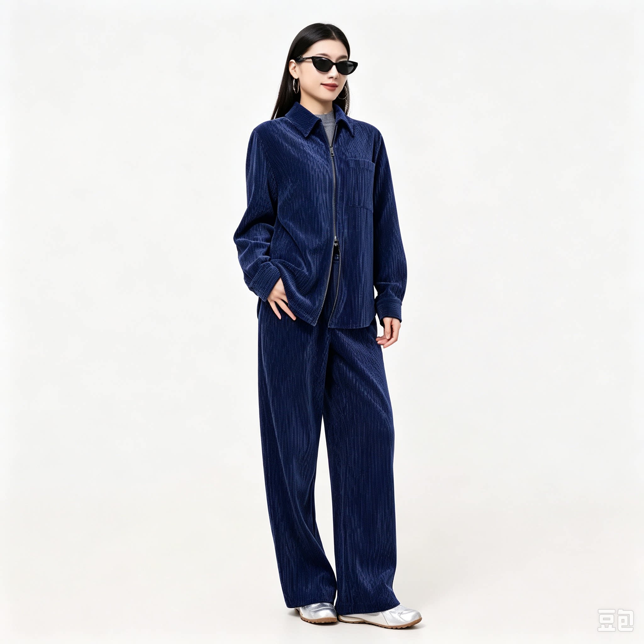 2026雪尼尔宽松秋冬女休闲套装
